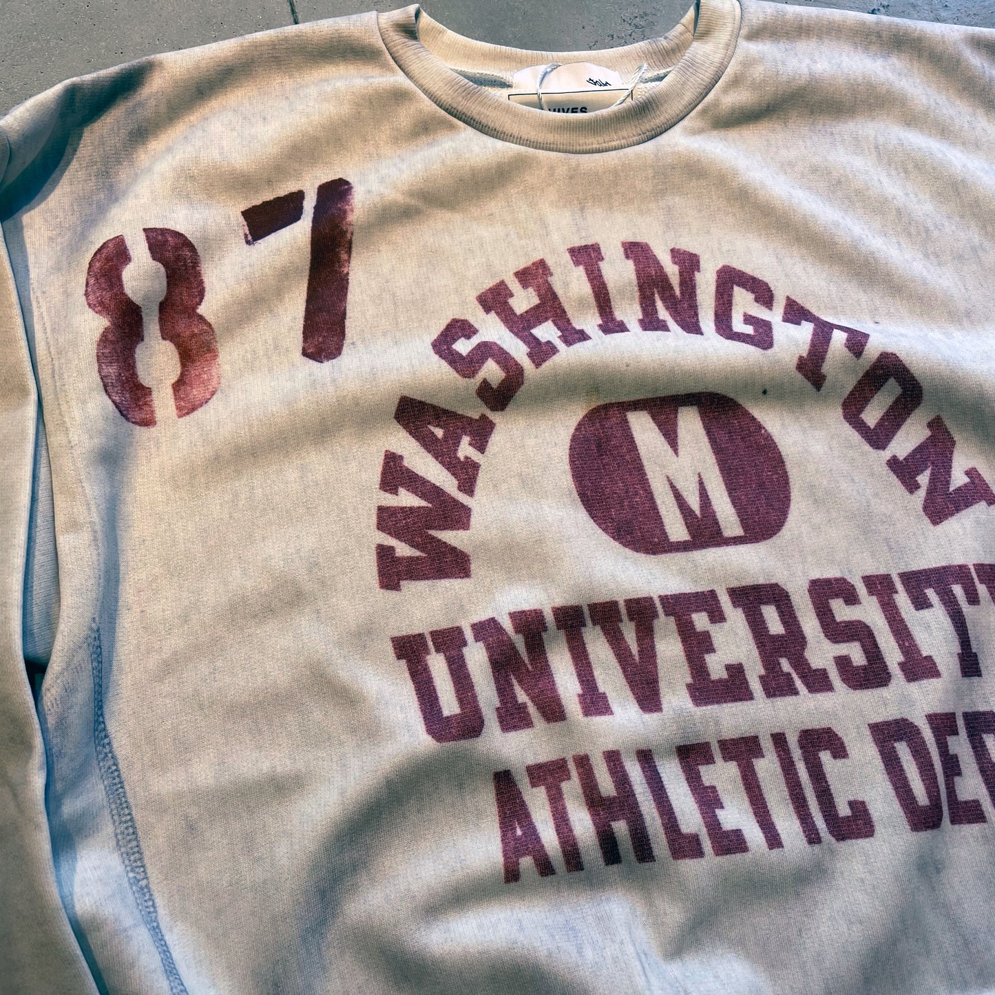 トルク 24-2202 Reverse Weave Sweatshirts 4 Rows Print 1970's USA