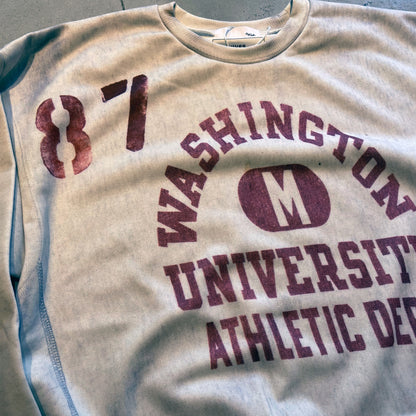 トルク 24-2202 Reverse Weave Sweatshirts 4 Rows Print 1970's USA