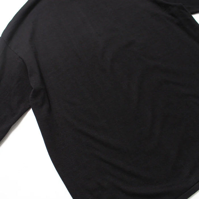 8812 LS:BLACK ロングスリーブ　Tシャツ
