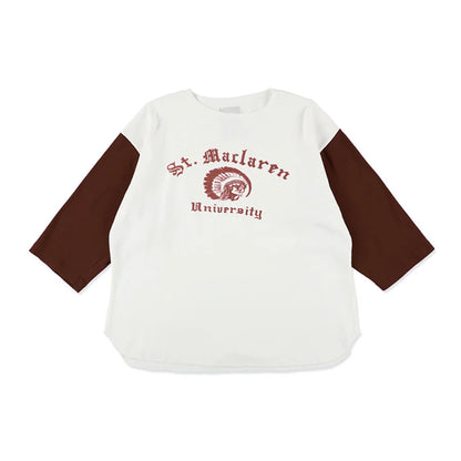 ST. MACLAREN UNIV. BASEBALL TEE ベースボール Tシャツ