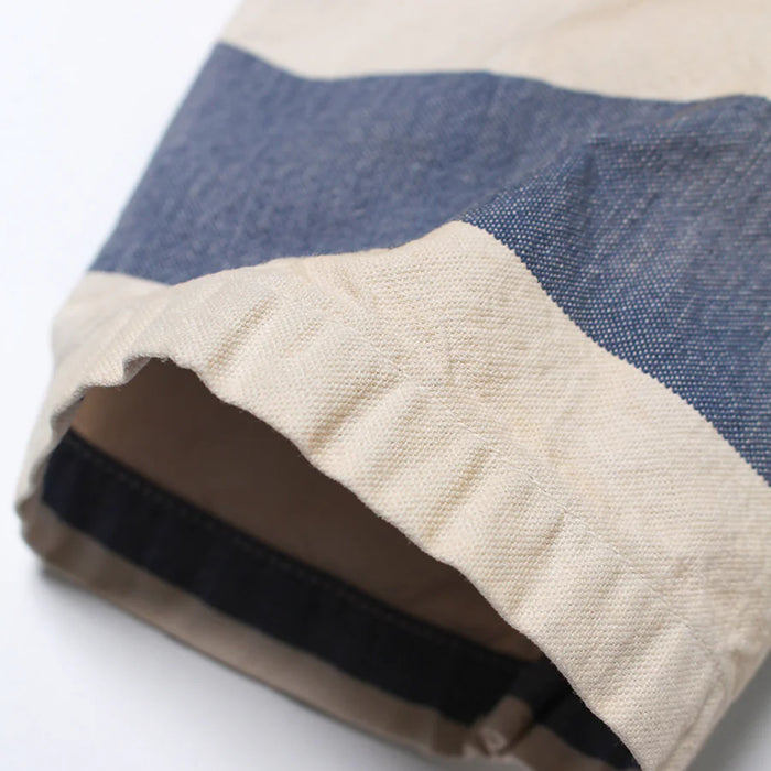 BLUE STRIPE PRISON JACKET AGED プリズナージャケット