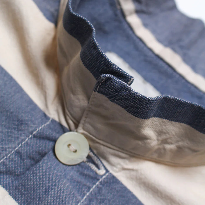 BLUE STRIPE PRISON JACKET AGED プリズナージャケット