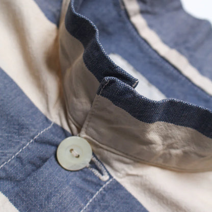 BLUE STRIPE PRISON JACKET AGED プリズナージャケット