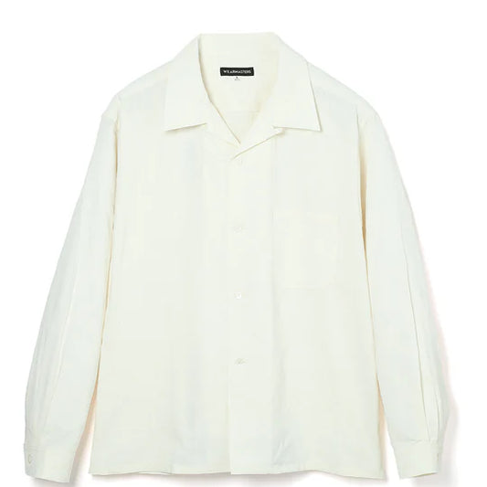 Lot.902 Palm Tree Jacquard Shirt -White-