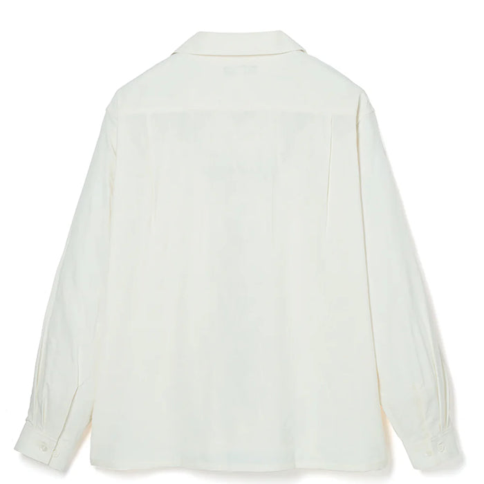 Lot.902 Palm Tree Jacquard Shirt -White-