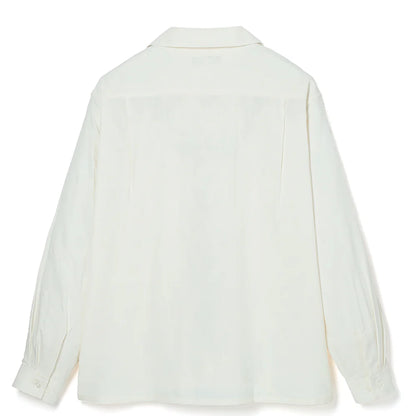 Lot.902 Palm Tree Jacquard Shirt -White-