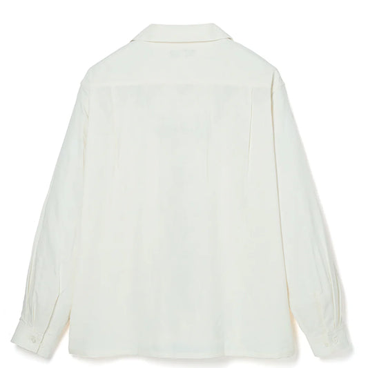 Lot.902 Palm Tree Jacquard Shirt -White-