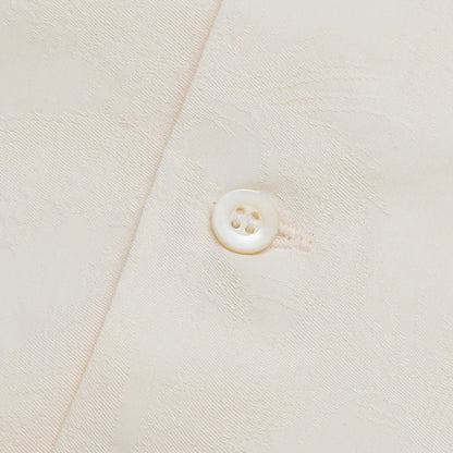 Lot.902 Palm Tree Jacquard Shirt -White-