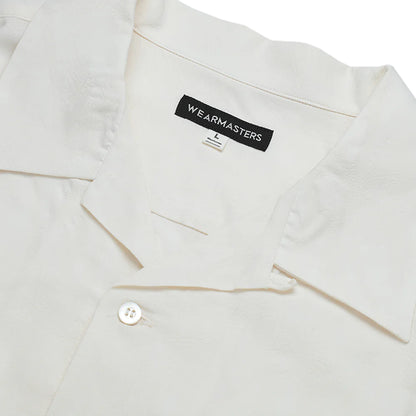 Lot.902 Palm Tree Jacquard Shirt -White-