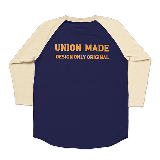 ステュディオ・ダ・ルチザン 8078B ラグラン7分袖Tシャツ NY×BE