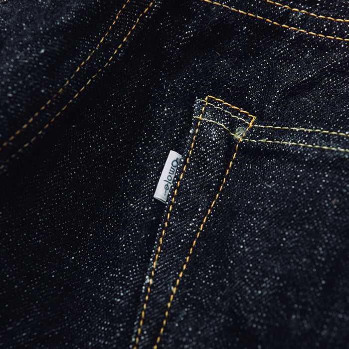 0611 15.5oz SLUB-NEP DENIM RELAX FIT BUTTON FLY