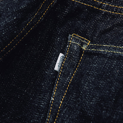 0611 15.5oz SLUB-NEP DENIM RELAX FIT BUTTON FLY