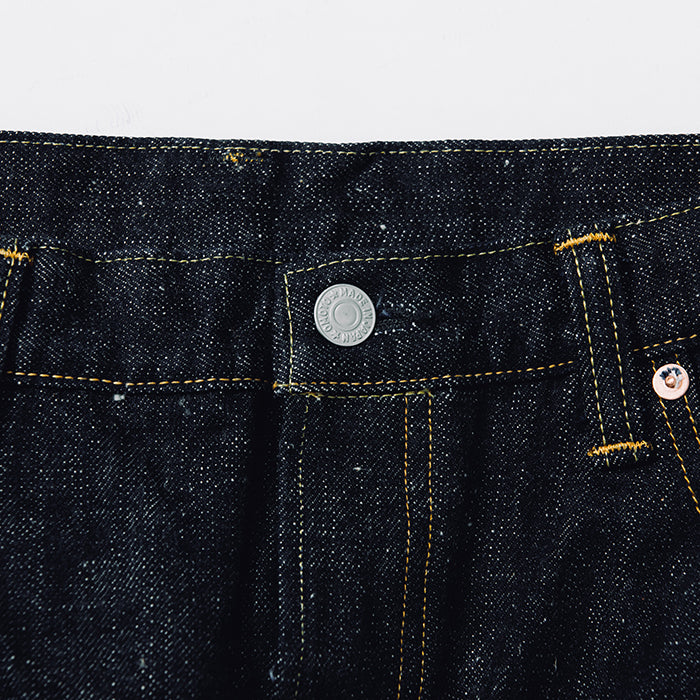 0611 15.5oz SLUB-NEP DENIM RELAX FIT BUTTON FLY