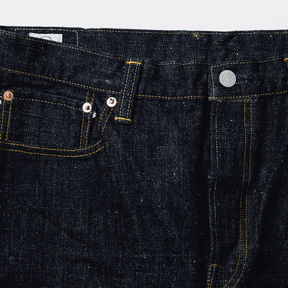 0611 15.5oz SLUB-NEP DENIM RELAX FIT BUTTON FLY