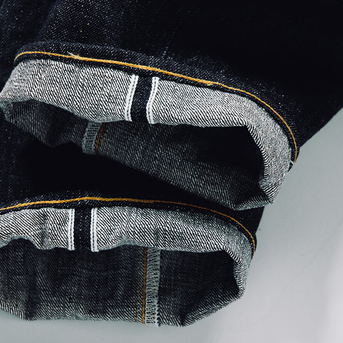 0611 15.5oz SLUB-NEP DENIM RELAX FIT BUTTON FLY