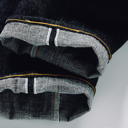 0611 15.5oz SLUB-NEP DENIM RELAX FIT BUTTON FLY