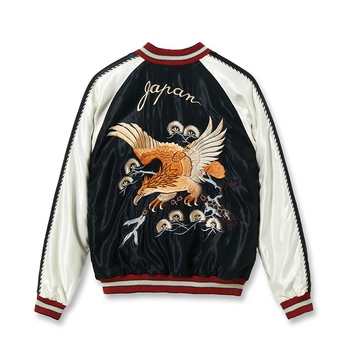 TAILOR TOYO Lot No. TT15972-119 / Early 1950s Style Acetate Souvenir Jacket “EAGLE” × “ROARING TIGER”
