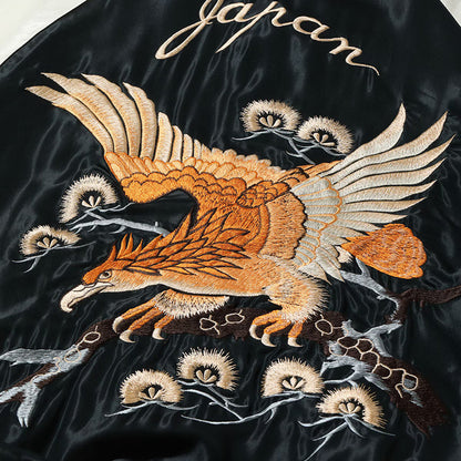 TAILOR TOYO Lot No. TT15972-119 / Early 1950s Style Acetate Souvenir Jacket “EAGLE” × “ROARING TIGER”