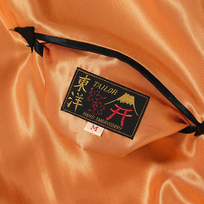 TAILOR TOYO  Lot No. TT15972-159 / Early 1950s Style Acetate Souvenir Jacket “BLACK EAGLE” × “DRAGON HEAD”