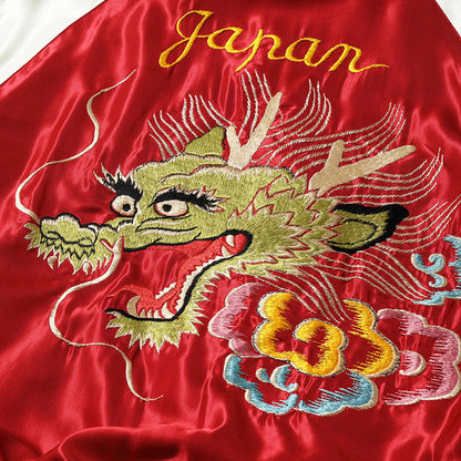 TAILOR TOYO  Lot No. TT15972-159 / Early 1950s Style Acetate Souvenir Jacket “BLACK EAGLE” × “DRAGON HEAD”