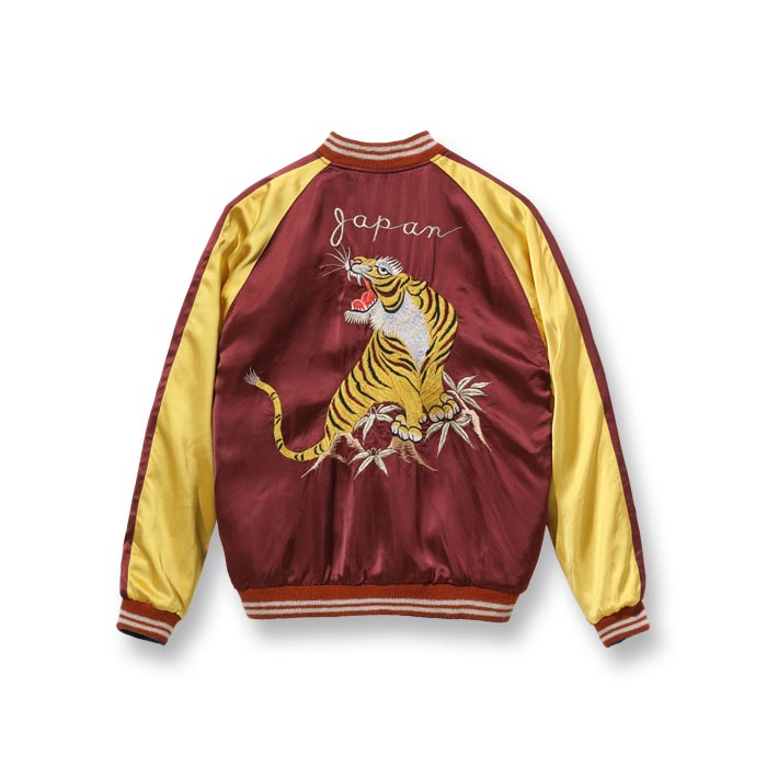 テーラー東洋 Lot No. TT15416-145 Late 1940s Style Acetate Souvenir Jacket “KOSHO & CO.” Special Edition “DRAGON & JAPAN MAP” × “ROARING TIGER”