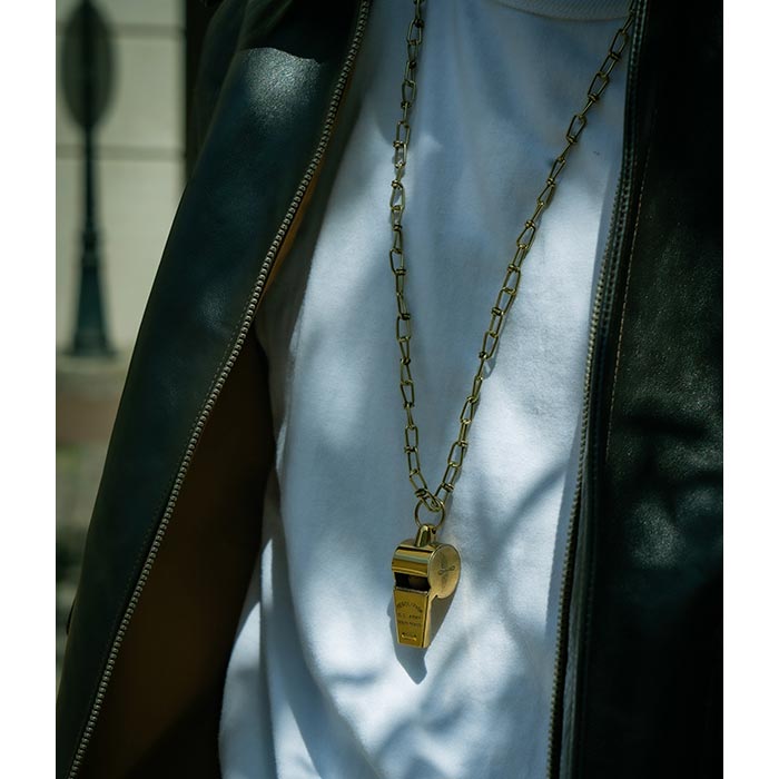 ザ リアルマッコイズ MA23103 AVIATOR WHISTLE / BLACK PAINT ブラックペイント ホイッスル A-2 ネックレス アクセサリー
