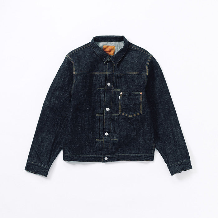 15.5oz TYPE 1 SLUB-NEP DENIM JACKET(3111)