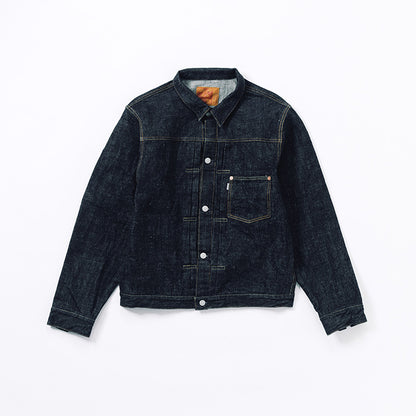 15.5oz TYPE 1 SLUB-NEP DENIM JACKET(3111)
