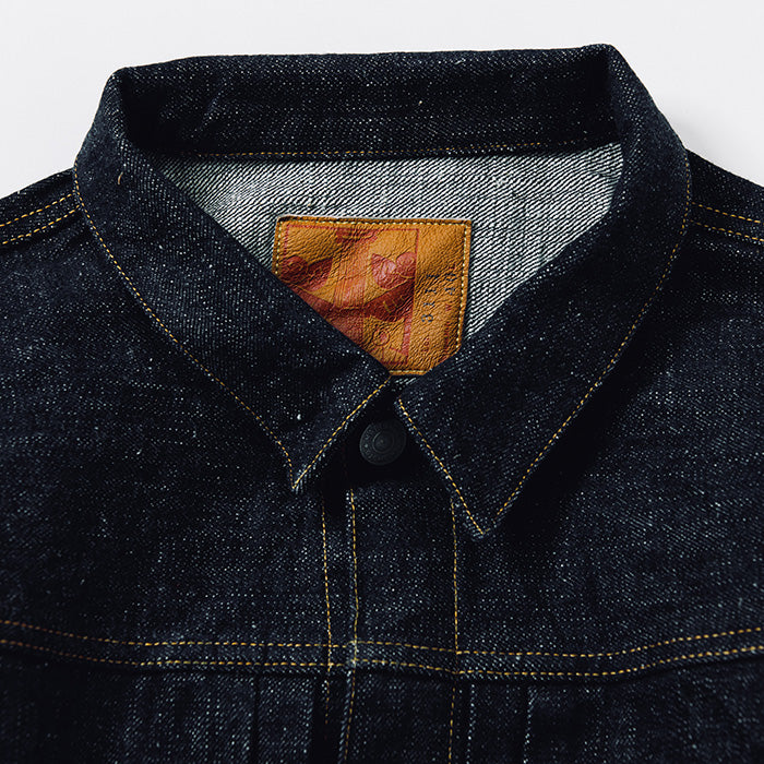 15.5oz TYPE 1 SLUB-NEP DENIM JACKET(3111)