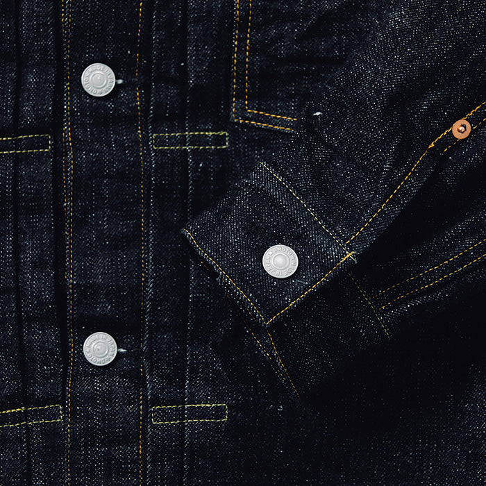 15.5oz TYPE 1 SLUB-NEP DENIM JACKET(3111)