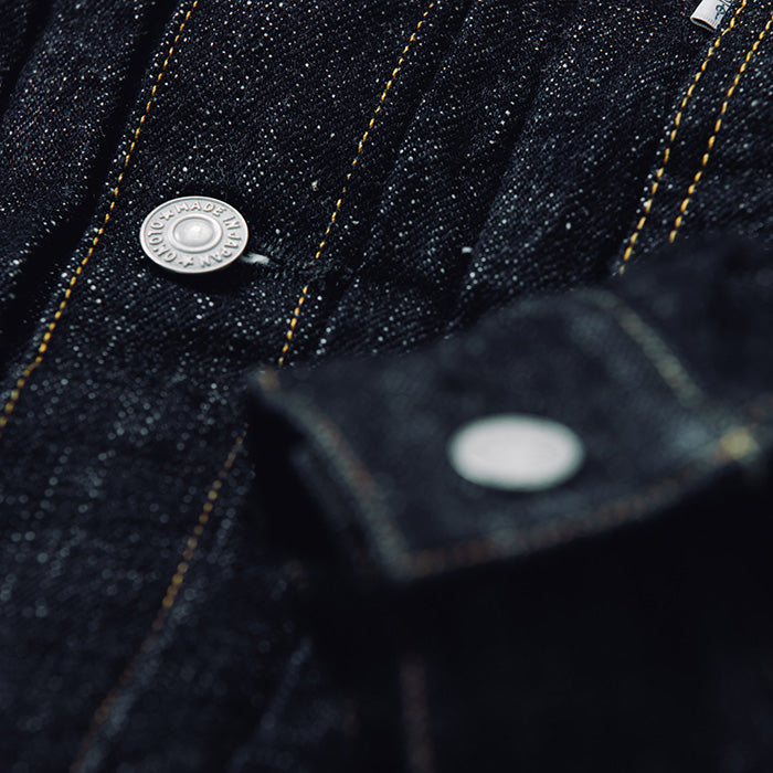 15.5oz TYPE 1 SLUB-NEP DENIM JACKET(3111)