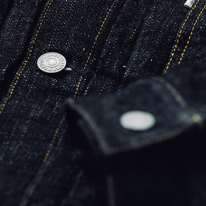 15.5oz TYPE 1 SLUB-NEP DENIM JACKET(3111)