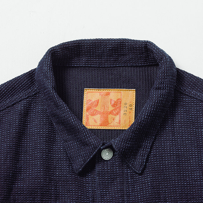 12oz CUBE SASHIKO DENIM TYPE 2 JACKET(3220)