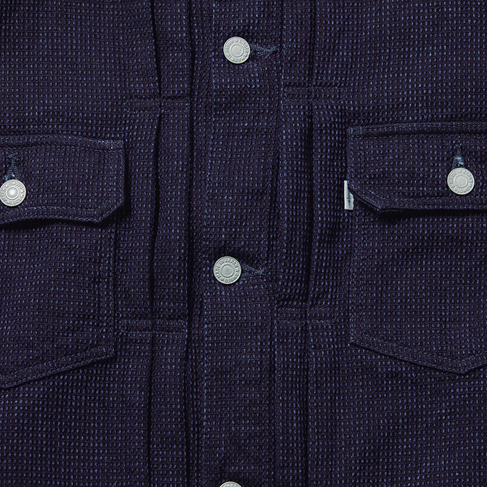12oz CUBE SASHIKO DENIM TYPE 2 JACKET(3220)