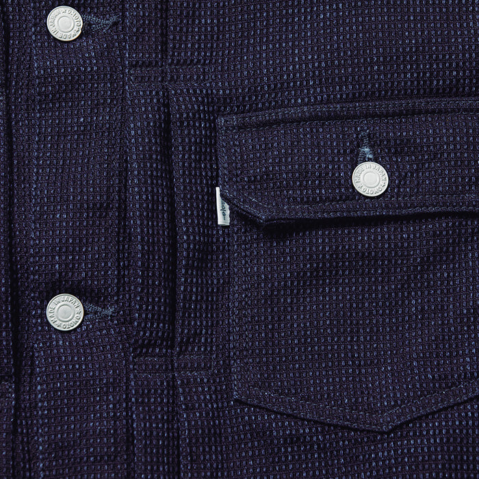 12oz CUBE SASHIKO DENIM TYPE 2 JACKET(3220)