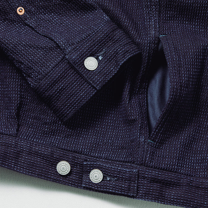 12oz CUBE SASHIKO DENIM TYPE 2 JACKET(3220)