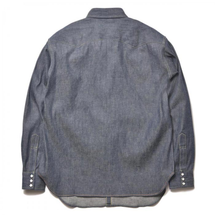 ジョーマッコイ MS22003 DENIM WESTERN SHIRT / SAWTOOTH デニム ウエスタンシャツ
