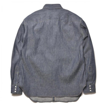 ジョーマッコイ MS22003 DENIM WESTERN SHIRT / SAWTOOTH デニム ウエスタンシャツ