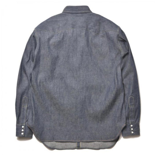 ジョーマッコイ MS22003 DENIM WESTERN SHIRT / SAWTOOTH デニム ウエスタンシャツ
