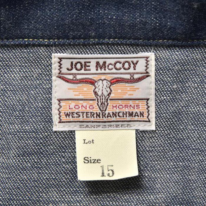 ジョーマッコイ MS22003 DENIM WESTERN SHIRT / SAWTOOTH デニム ウエスタンシャツ