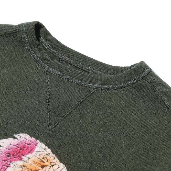 ILLINOIS Flocky Pt Sweat【AB12201】:Grass Green