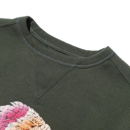 ILLINOIS Flocky Pt Sweat【AB12201】:Grass Green