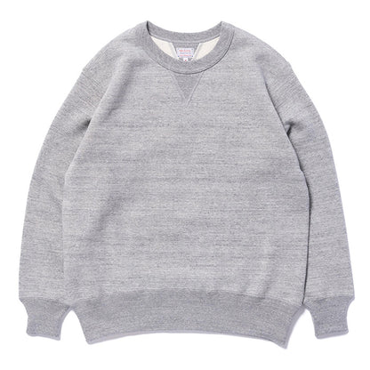 10 OZ. LOOPWHEEL CREWNECK SWEATSHIRT:グレー