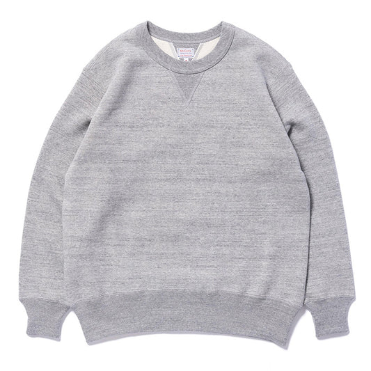 10 OZ. LOOPWHEEL CREWNECK SWEATSHIRT:グレー