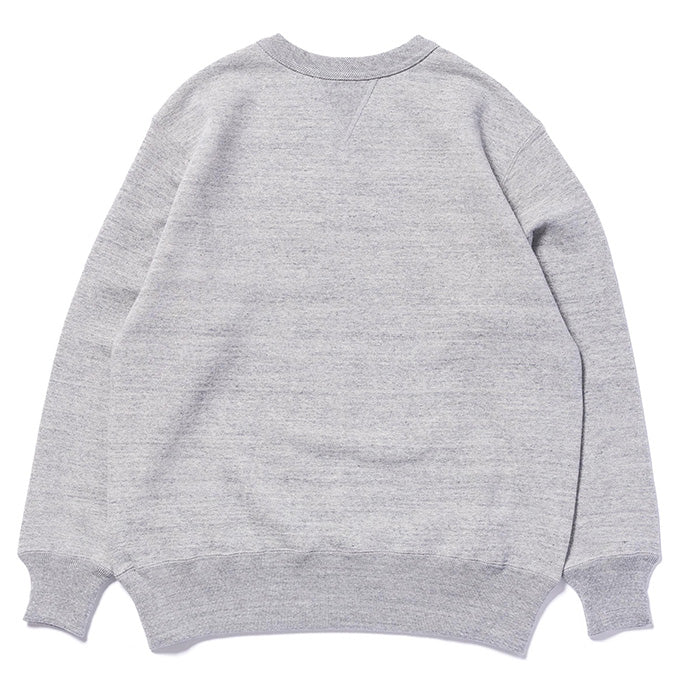 10 OZ. LOOPWHEEL CREWNECK SWEATSHIRT:グレー