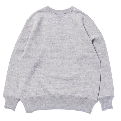 10 OZ. LOOPWHEEL CREWNECK SWEATSHIRT:グレー