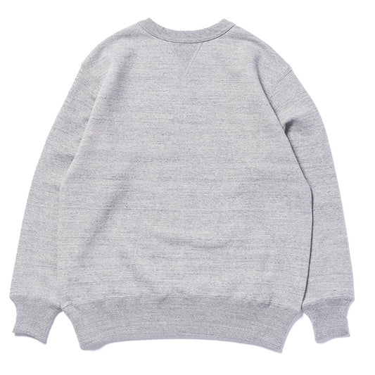 10 OZ. LOOPWHEEL CREWNECK SWEATSHIRT:グレー