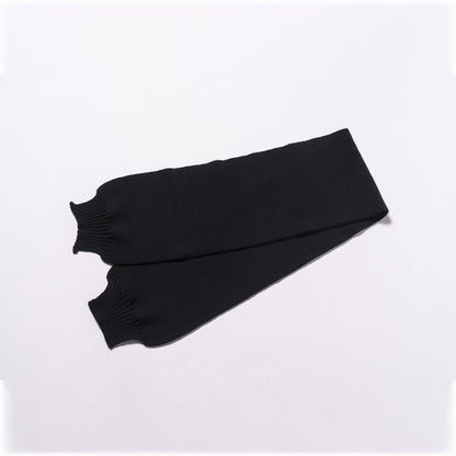 SCARF, WOOL-KNIT:NAVY