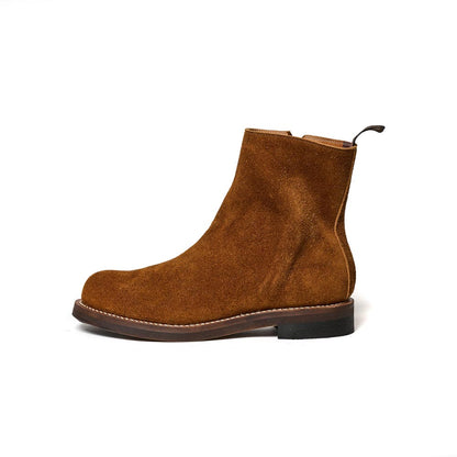 ローリングダブトリオ RDT-A14 CASPER Tobacco Oil Suede キャスパー タバコ オイルスエード メンズ レザー サイドジップ ブーツ
