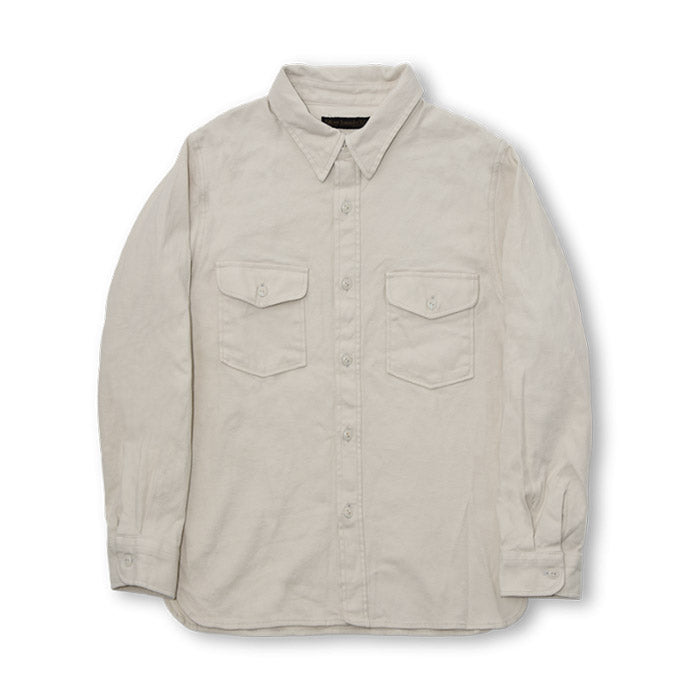 フルカウント 4079-1 Cotton Wool CPO Shirts コットン ウール シャツ Ecru メンズ